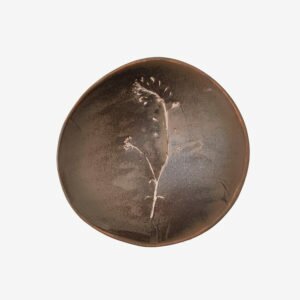 christelle le dortz ceramique coupelle en gres floral