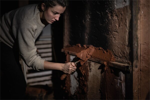 Les Grands Feux la borne ceramique contemporaine cuisson au bois