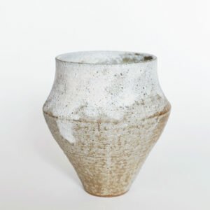 Vase japonais en gres motoko saigo